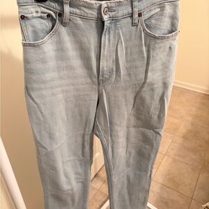Abercrombie & Fitch Men's Light Blue Slim Jeans
